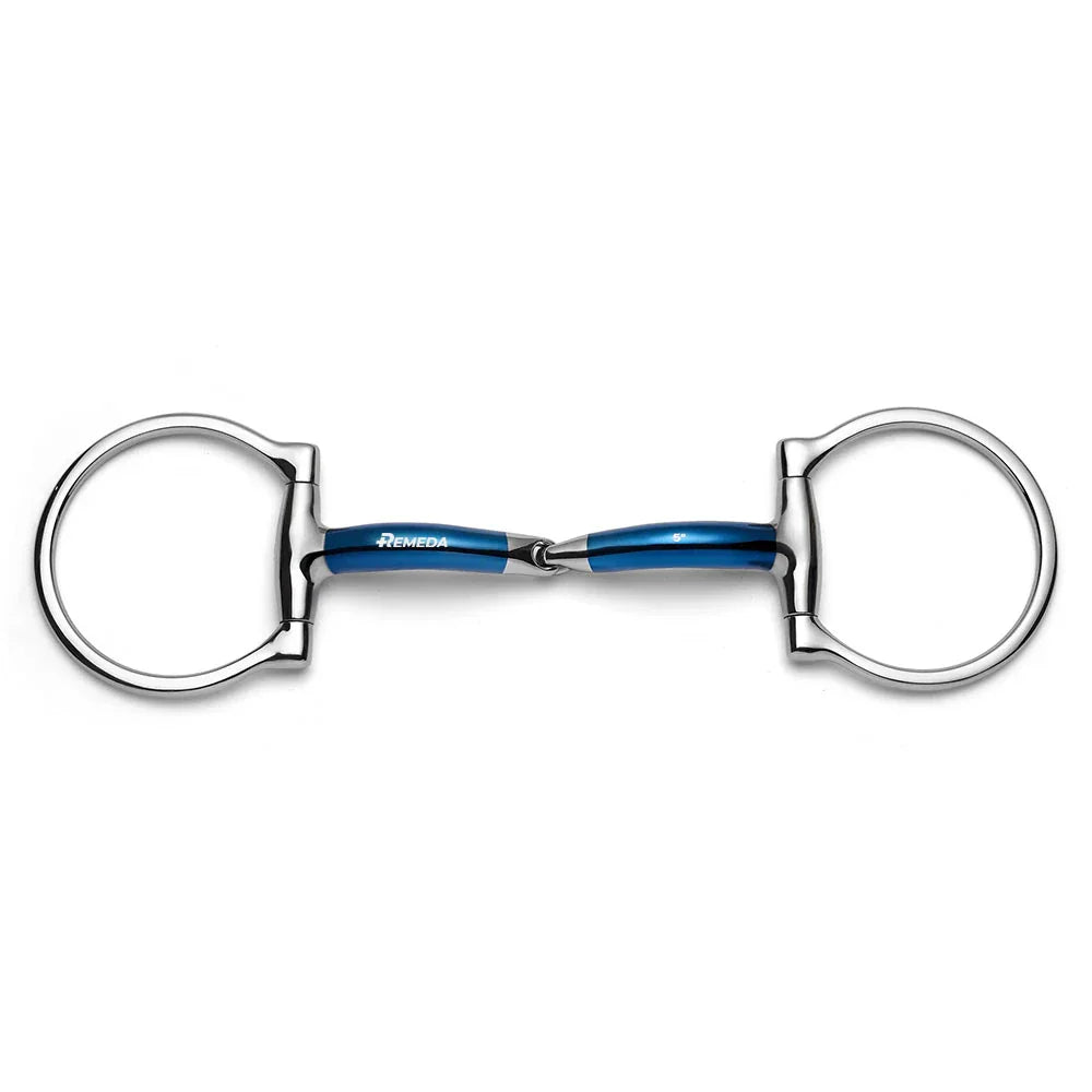 D-Ring Locking Iron Snaffle Bit