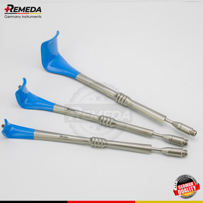 Gynecomastia Retractors Set with fiber optic