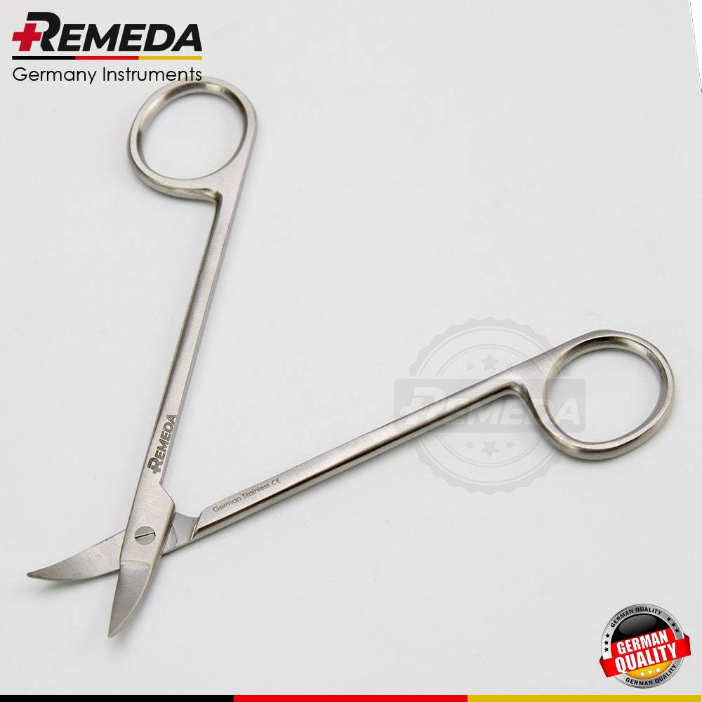 QUINBY Gum Scissor 13 cm curved sharp blade surgical stainless steel dental instrument