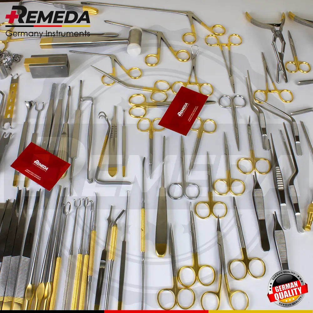 Complete Rhinoplasty Instrument Set with Stainless Steel Tools