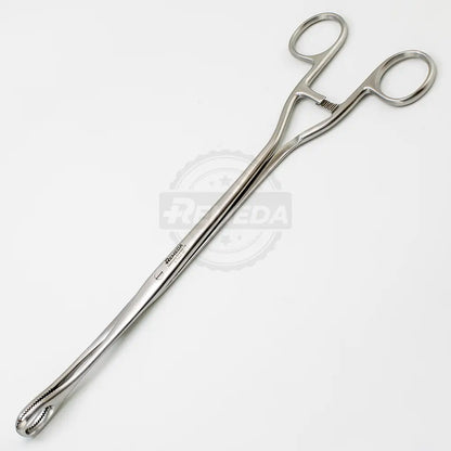 SAENGER Ovum Forceps made of stainless steel displayed on a white background