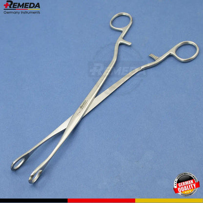 Close-up view of SAENGER Ovum Forceps showing precision-aligned tips