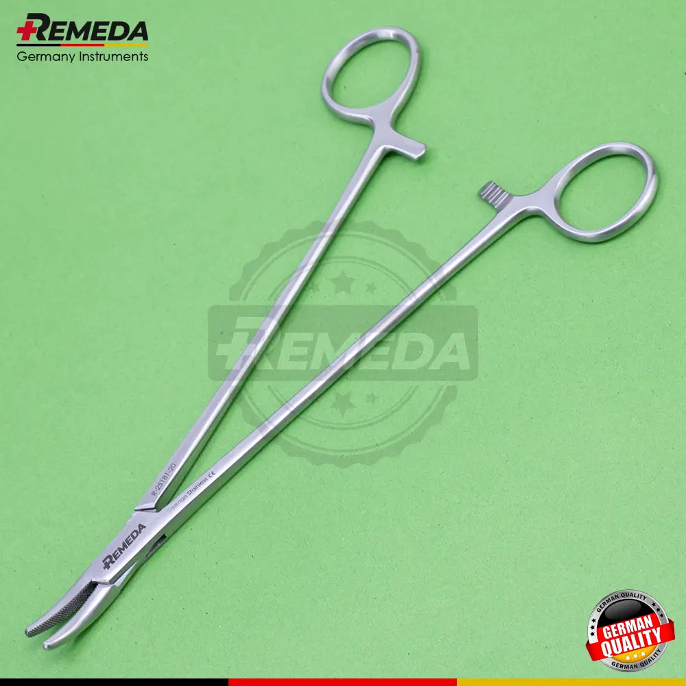 Curved Mayo Hegar needle holder stainless steel